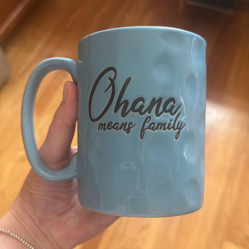 Disney Stitch Ohana Means Family Mug